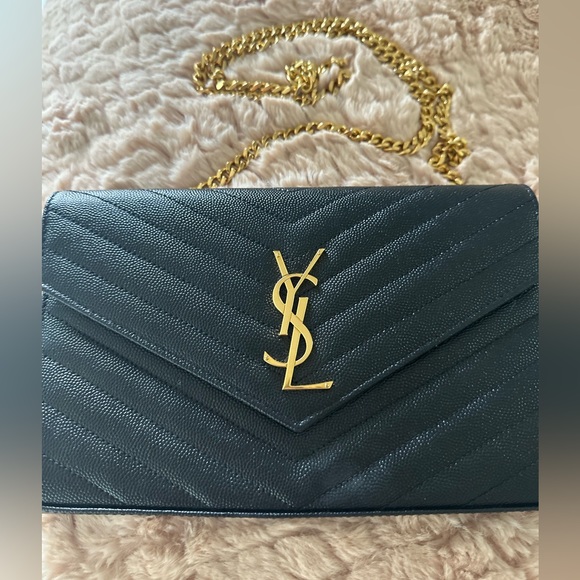 YSL classic black purse 100% AUTHENTIC - Picture 7 of 10